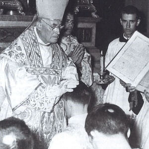 Priesterweihe in Subiaco bei Rom 1959