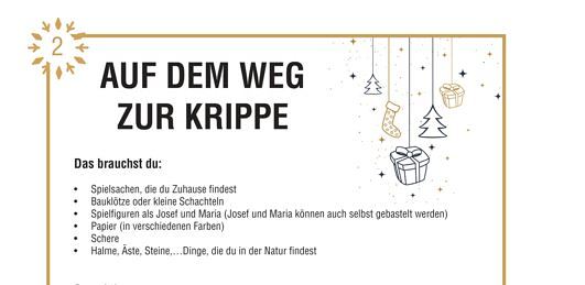 Adventideen, Basteltipps und Geschichten für die Tage bis Weihnachten