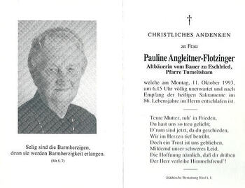 Pauline Angleitner-Flotzinger