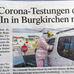 Corona Spaziergang durch Burgkirchen