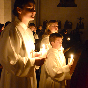 Osternachtfeier in Kirchdorf an der Krems