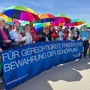Delegation der Katholischen Aktion bei der Befreiungsfeier 2026 in Mauthausen
