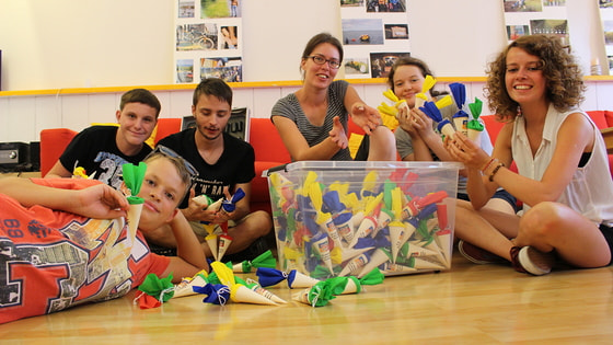 Vorbereitung der Schultüten