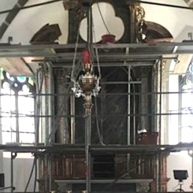 Restaurierung des Hochaltars