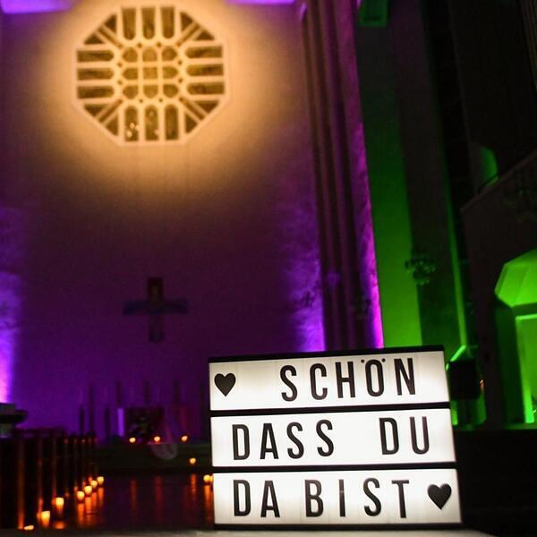 Schön, dass du da bist