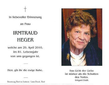 Irmtraud Heger
