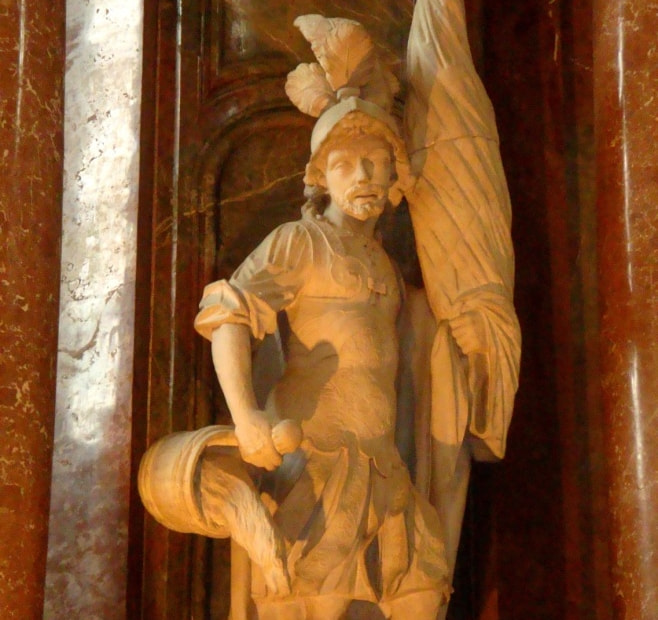 Statue des Hl. Florian in St. Florian