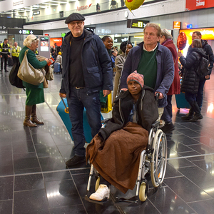 Ankunft Biko Flughafen Wien