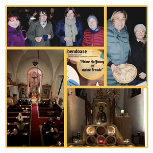 Abendoase in der Pfarrkirche Klam