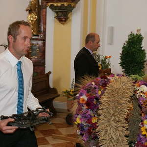 Erntedankfest mit Pfarrfoto