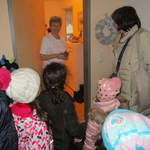 Besuch im betreuten Wohnen