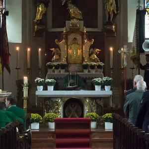 Kriegerehrung und Friedhofsegnung