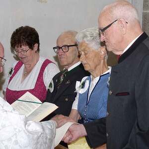 Segnung der Jubelpaare