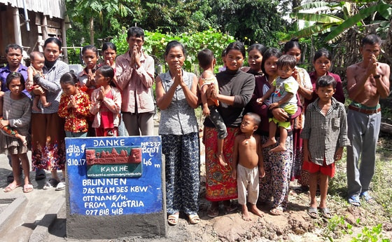 KBW-Brunnen in Kambodscha
