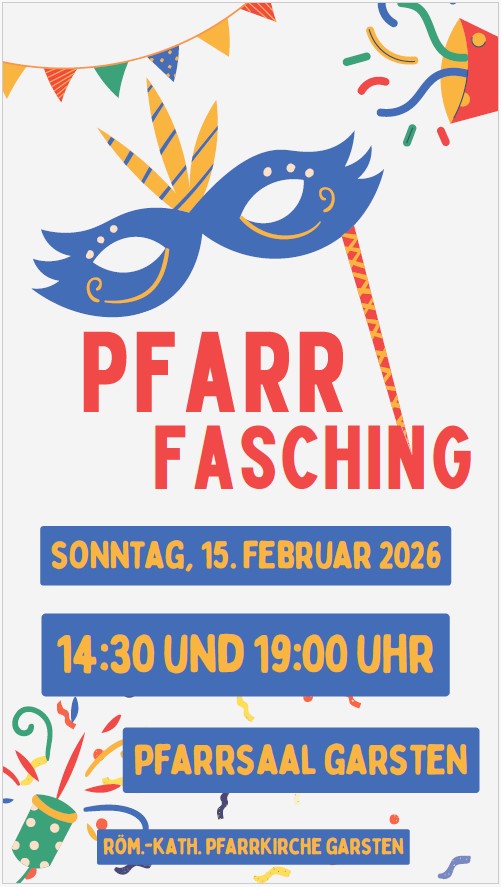 PLakat Pfarrfasching 2026