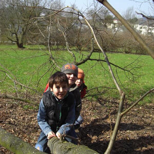 Kindergarten im April