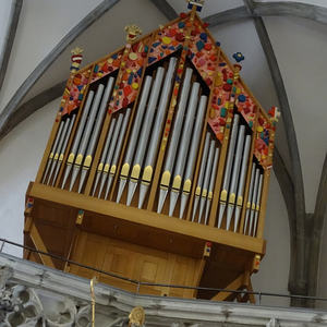 Ein letzter Blick zurück zur Orgel!