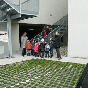 Feuerwehrübung im Kindergarten
