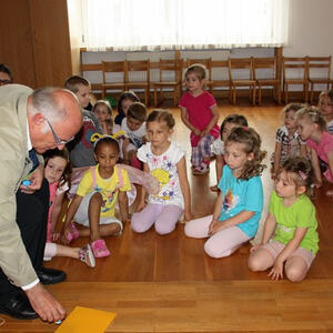 Abschied von Pfr. Wimmer im Kindergarten