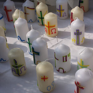 Amt und Osterkerzenverkauf