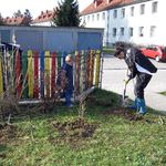 Arbeiten am Familienspielplatz