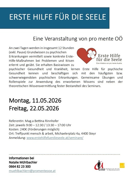Erste Hilfe für die Seele