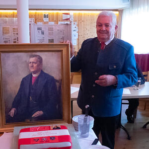 Festsitzung Gemeinderat Kopfing im Geburtshaus von Johann Nepomuk Hauser