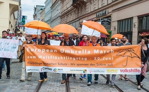 Umbrella March 2015 in Linz