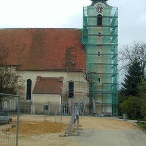 Außenrenovierung Pfarrkirche 2005