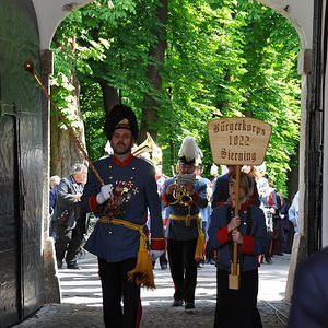 Gedenkfeier 200 Jahre Schlacht um Ebelsberg im Schloßpark