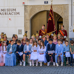 Segnung der Kreuzigungsgruppe am Schmidberg