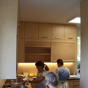 Knödelessen in St. Quirinus nach dem Erntedankfest