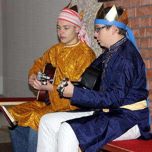 Sternsinger bei den Gottesdiensten