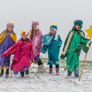 Sternsinger unterwegs in Kirchdorf/Krems