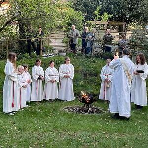 Osterfeuer im Klostergarten 2025