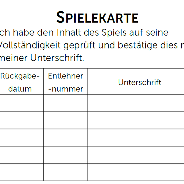 Spielekarte