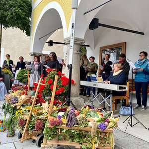 Erntedank am Marktplatz in Sarleinsbach