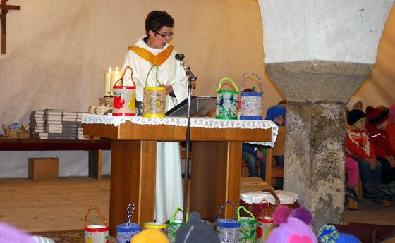 Ich gehe mit meiner Laterne