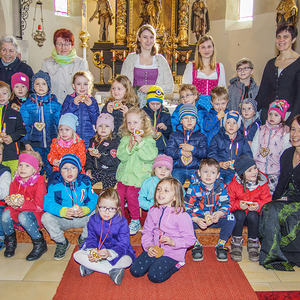 Liebstattsonntag mitgestaltet vom Kindergarten