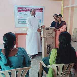 Schneidereikurs in der Diözese Dindigul in Indien
