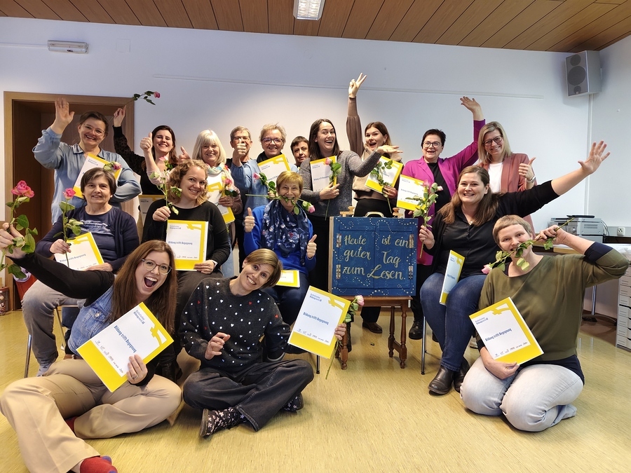 Zertifikatsübergabe 'Ganz Ohr! - Faszination Vorlesen