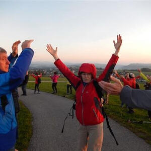Meditative Pilgerwanderung