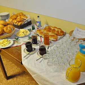 Buffet ist vorbereitet