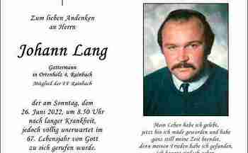 Johann Lang