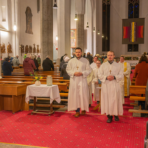 Abendmahlfeier in der Pfarrkirche am Gründonnerstag