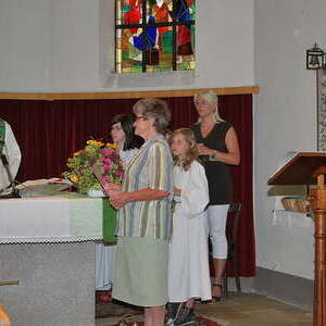 Verabschiedung von Frau Schöbinger als Mesnerin nach 20 Jahren Mesnerdienst