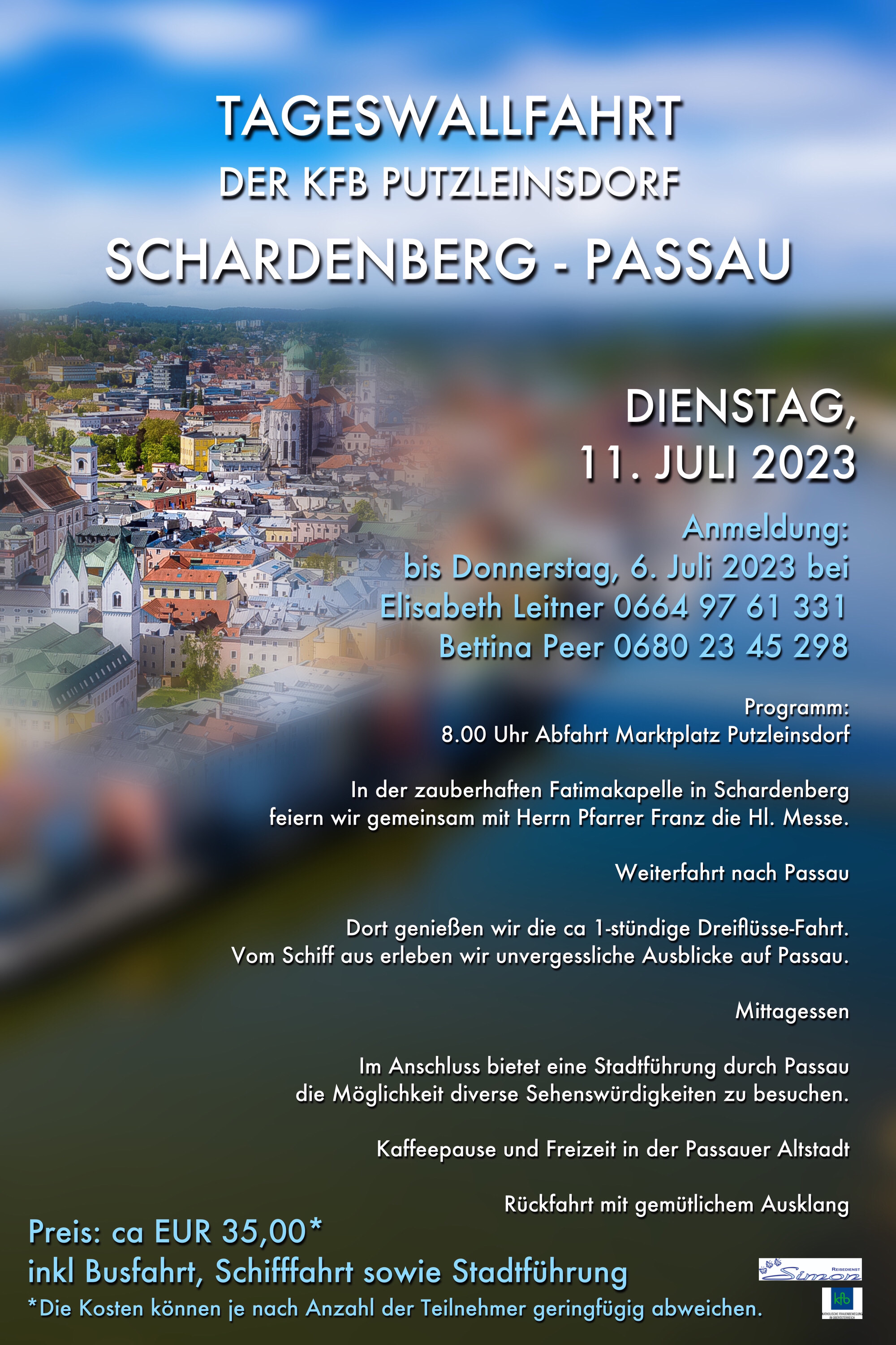Flyer Tageswallfahrt kfb