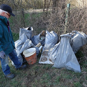 Traunauen-Reinigung mit ökomenischen Gottesdienst