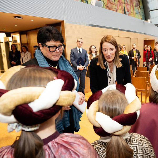 Sternsingen im EU-Parlament