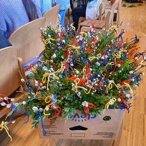 Palmbesenbinden in St. Qirinus 2023